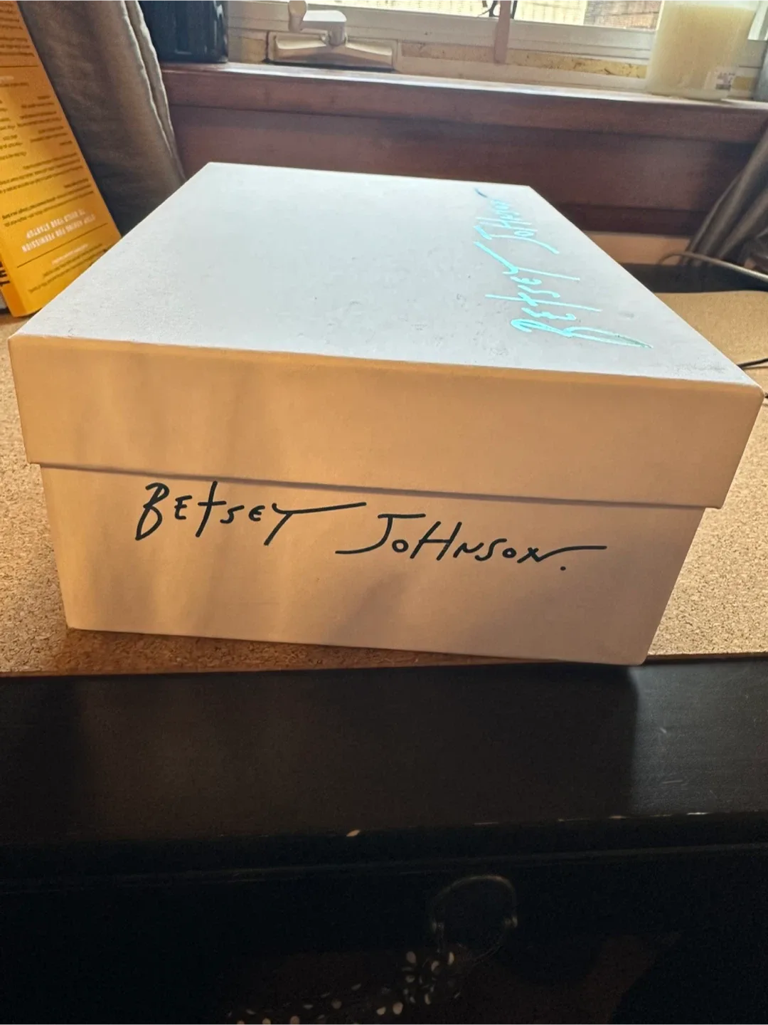 Betsey Johnson Ivory Embellished Heels, Size 7.5 WIDE image indicator(7)