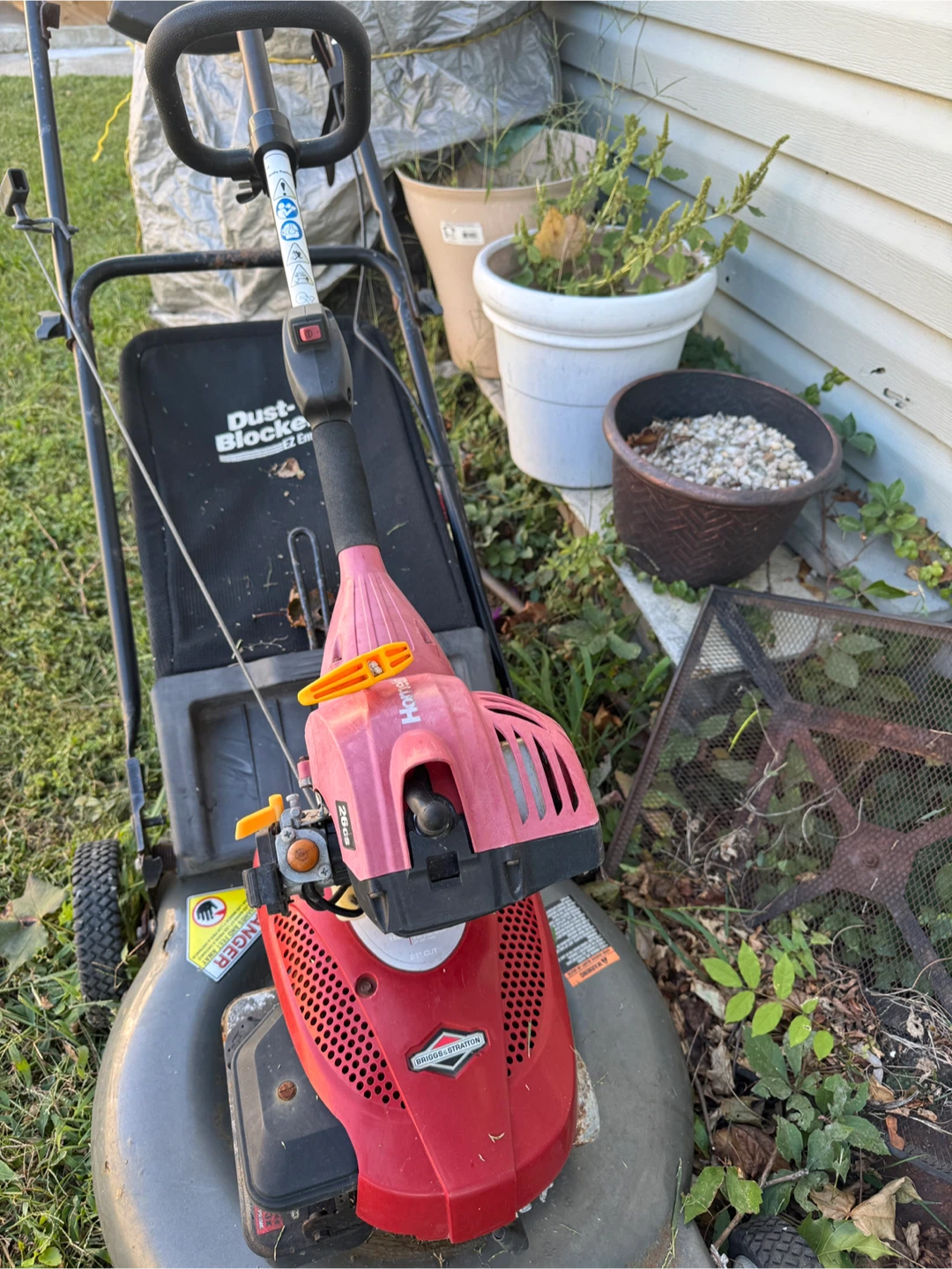 Craftsman 550 Series Lawn Mower & Homelite Trimmer