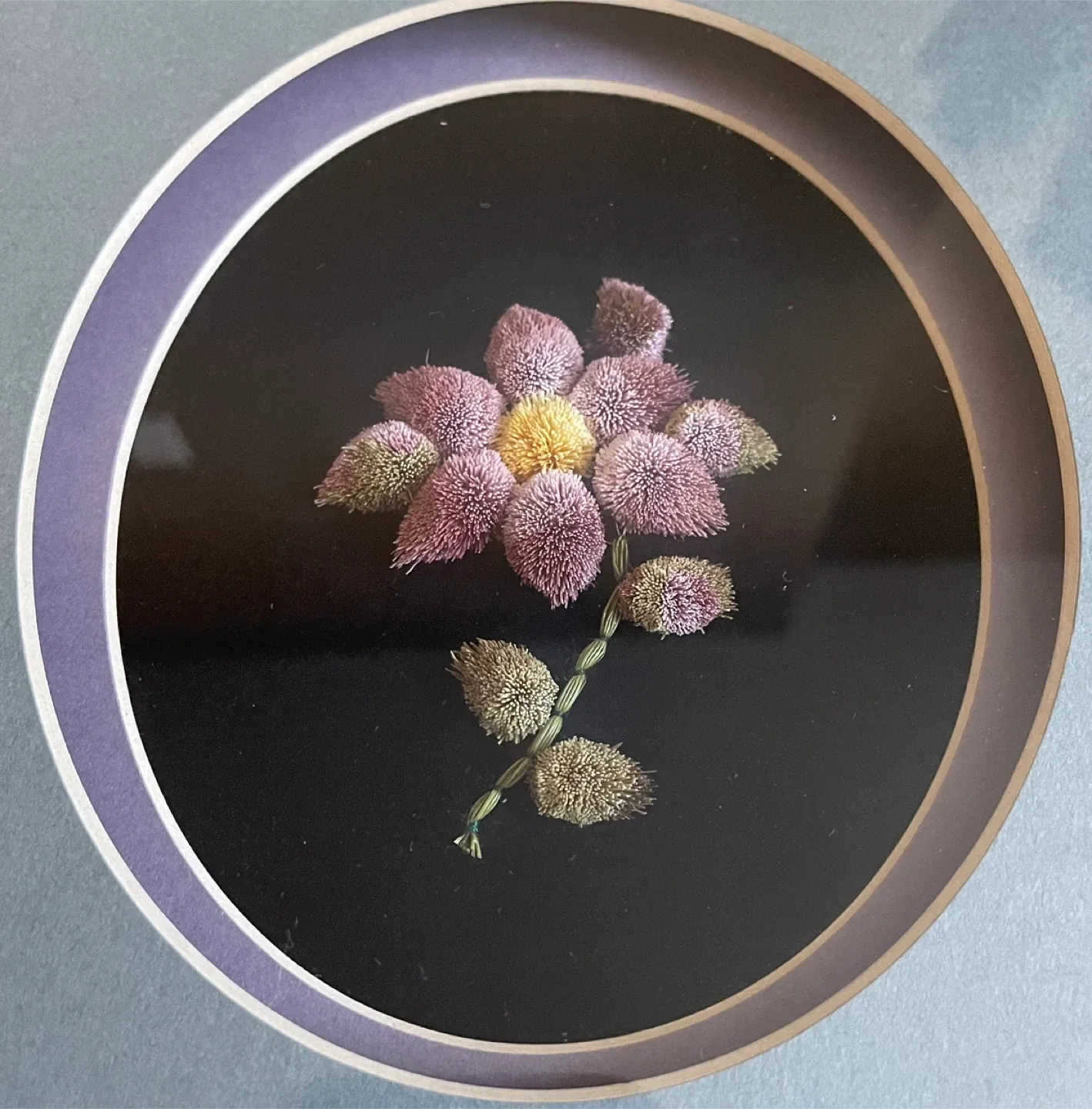 Framed Moosehair Tufting by Gladys Lavallee image indicator(2)