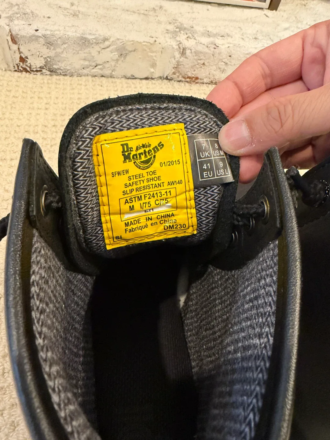 Dr. Martens Industrial Black Boots image indicator(8)