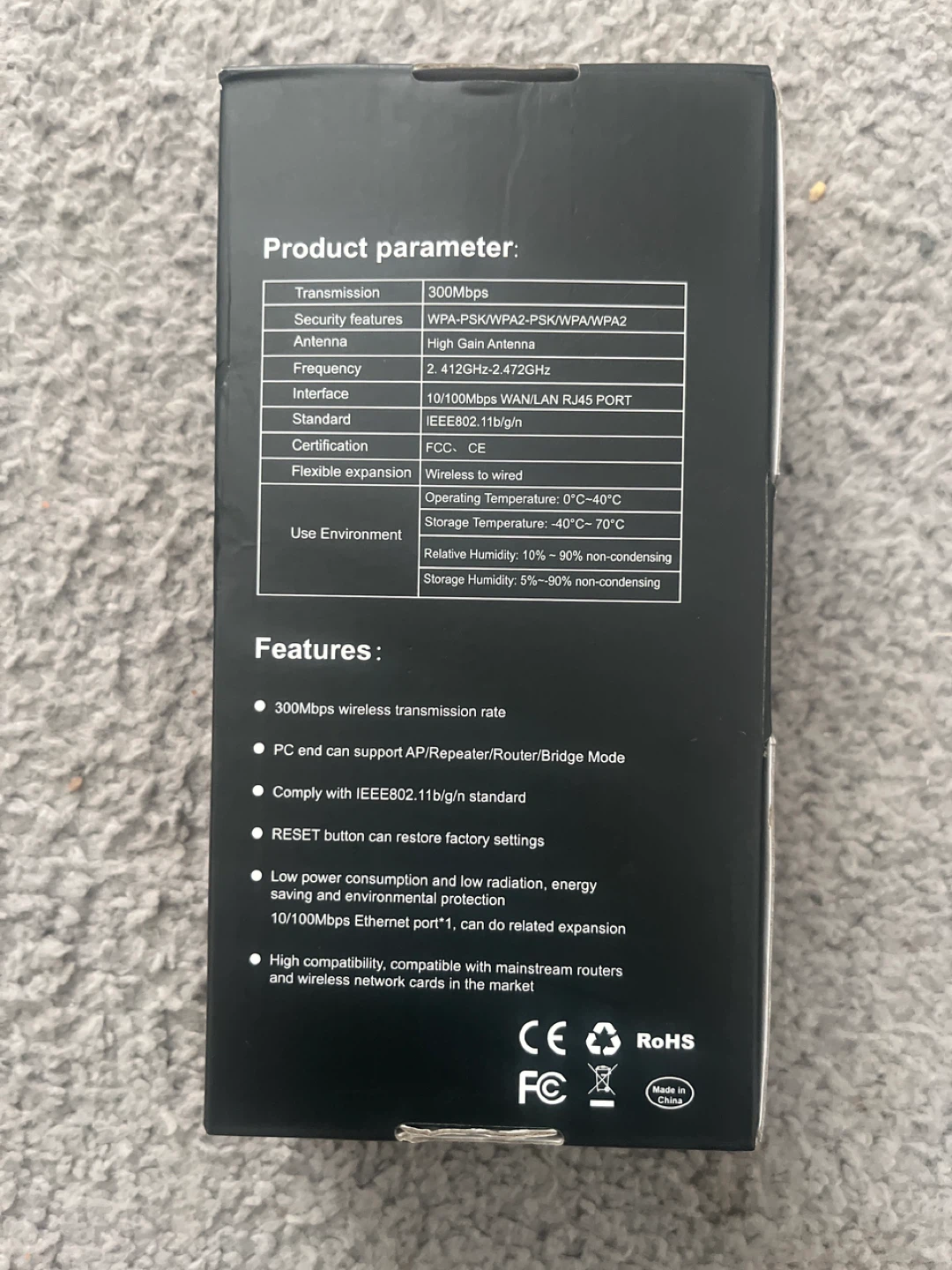 300Mbps WiFi Range Extender CF-WR302S - photo 2