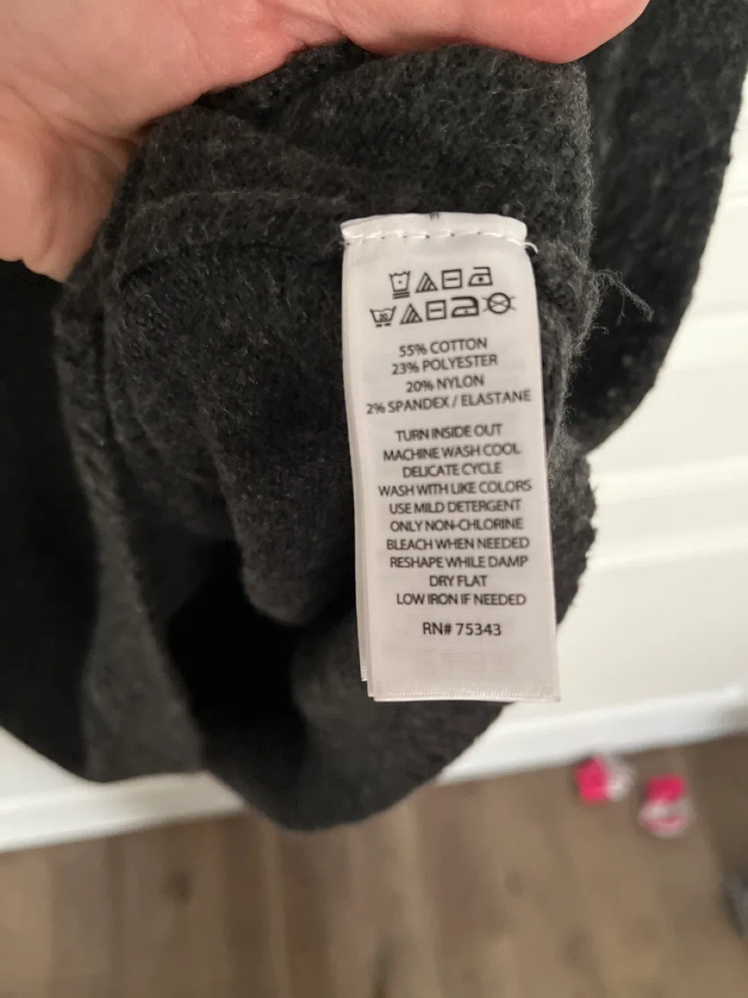 Gray Sweater Dress - Size L image indicator(3)