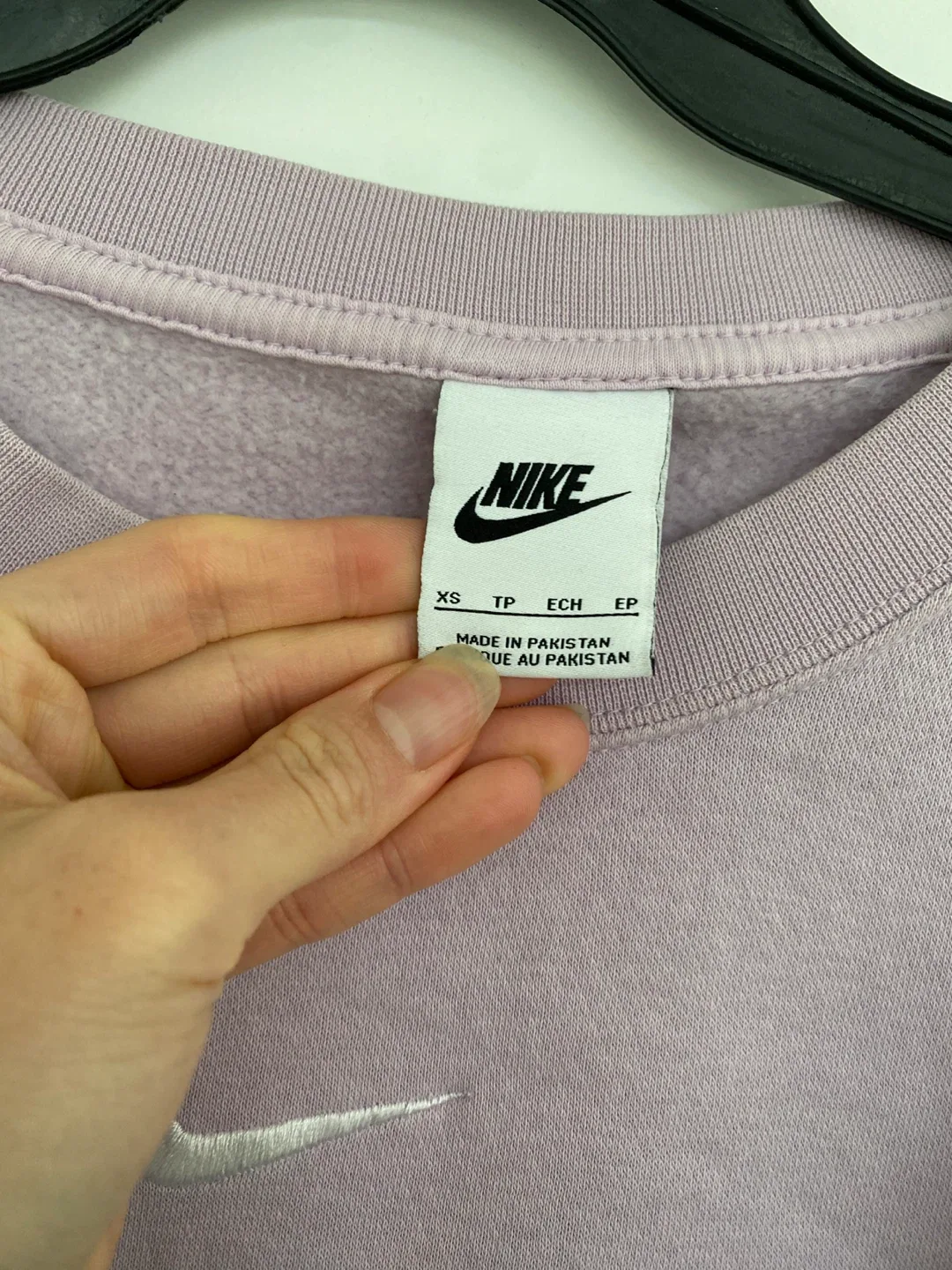 Nike Lilac Crewneck Sweatshirt - Size XS image indicator(2)