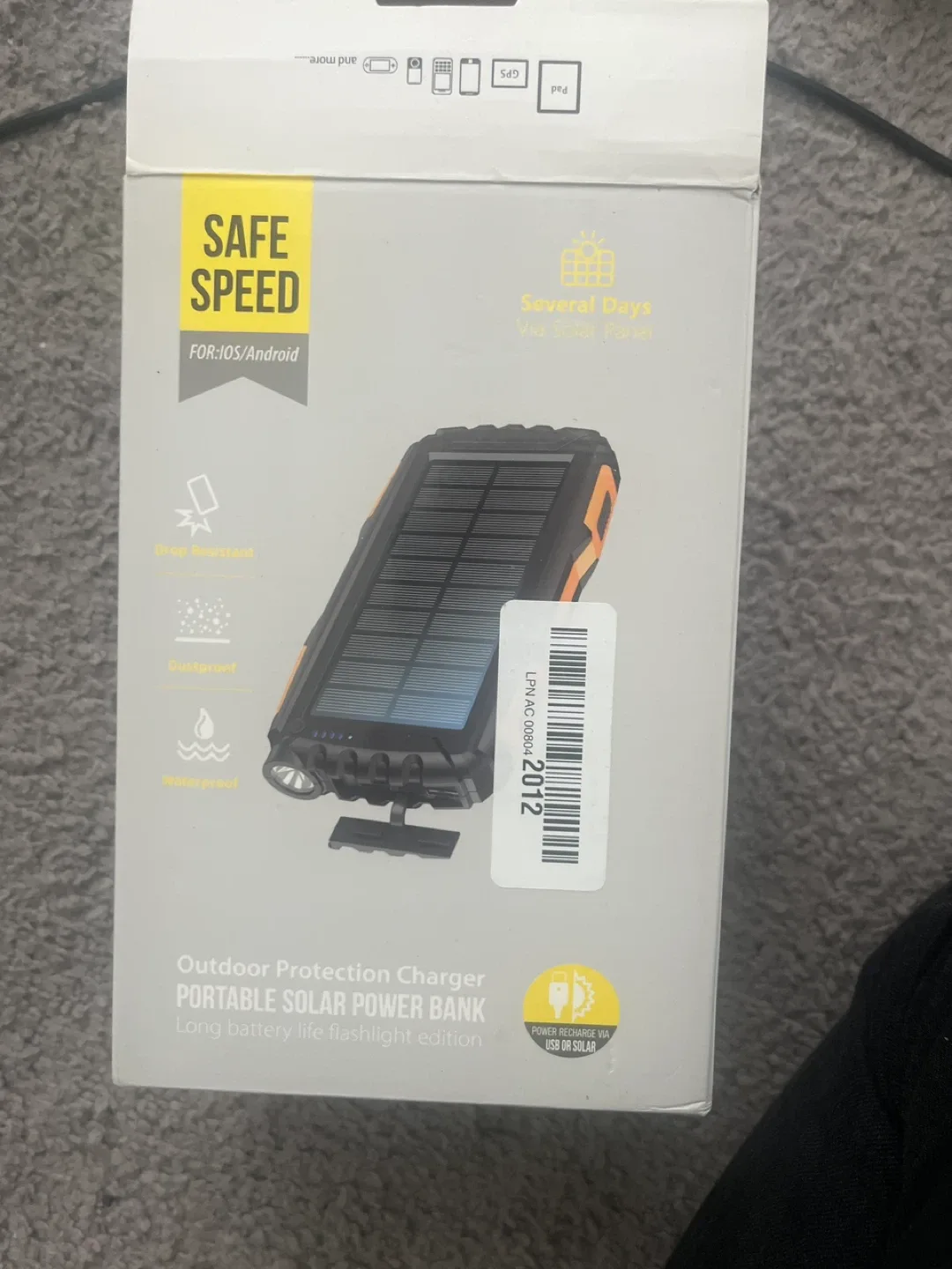 Solar Power Bank Charger image indicator(2)