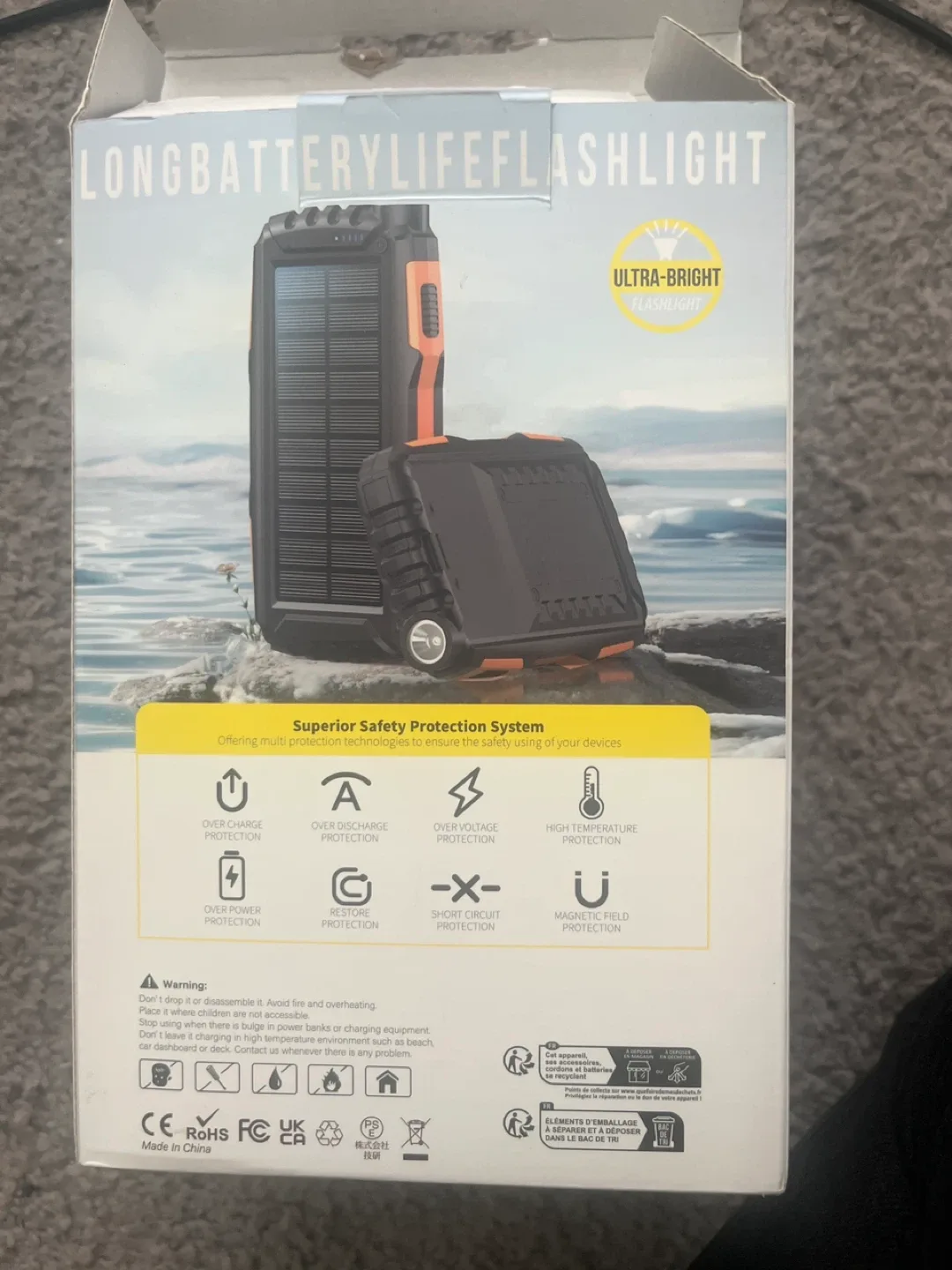 Solar Power Bank Charger image indicator(3)