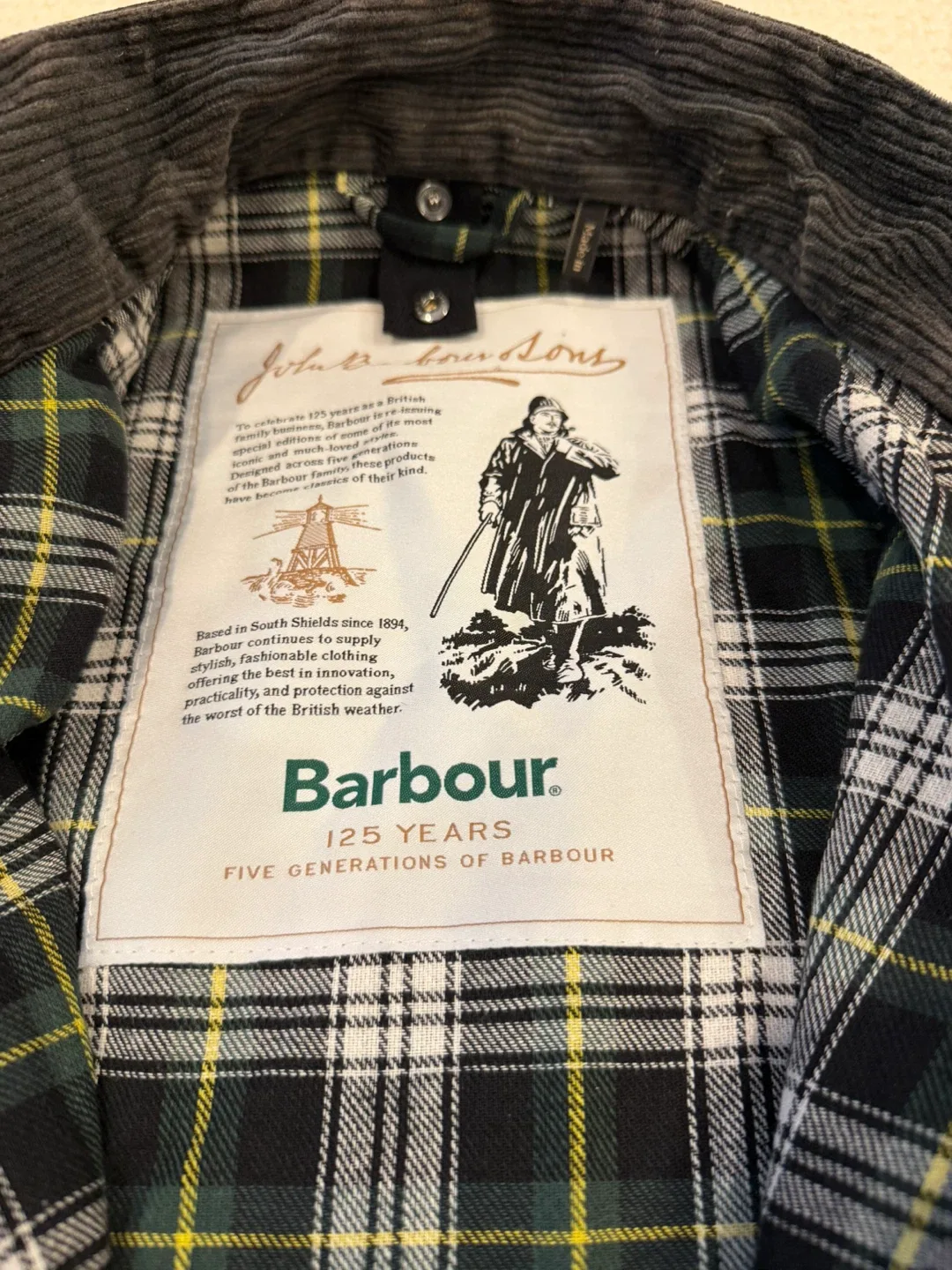 Barbour International Waxed Cotton Jacket - Size S image indicator(6)