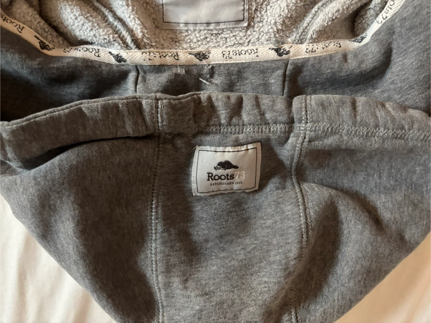 Roots 73 Grey Zip-Up Hoodie - Size L - photo 4