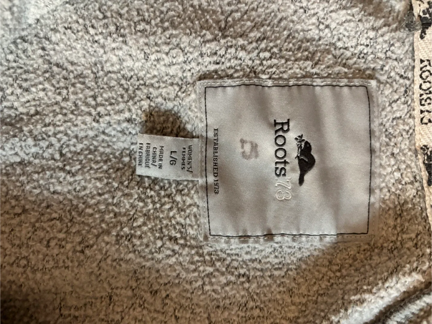 Roots 73 Grey Zip-Up Hoodie - Size L image indicator(3)