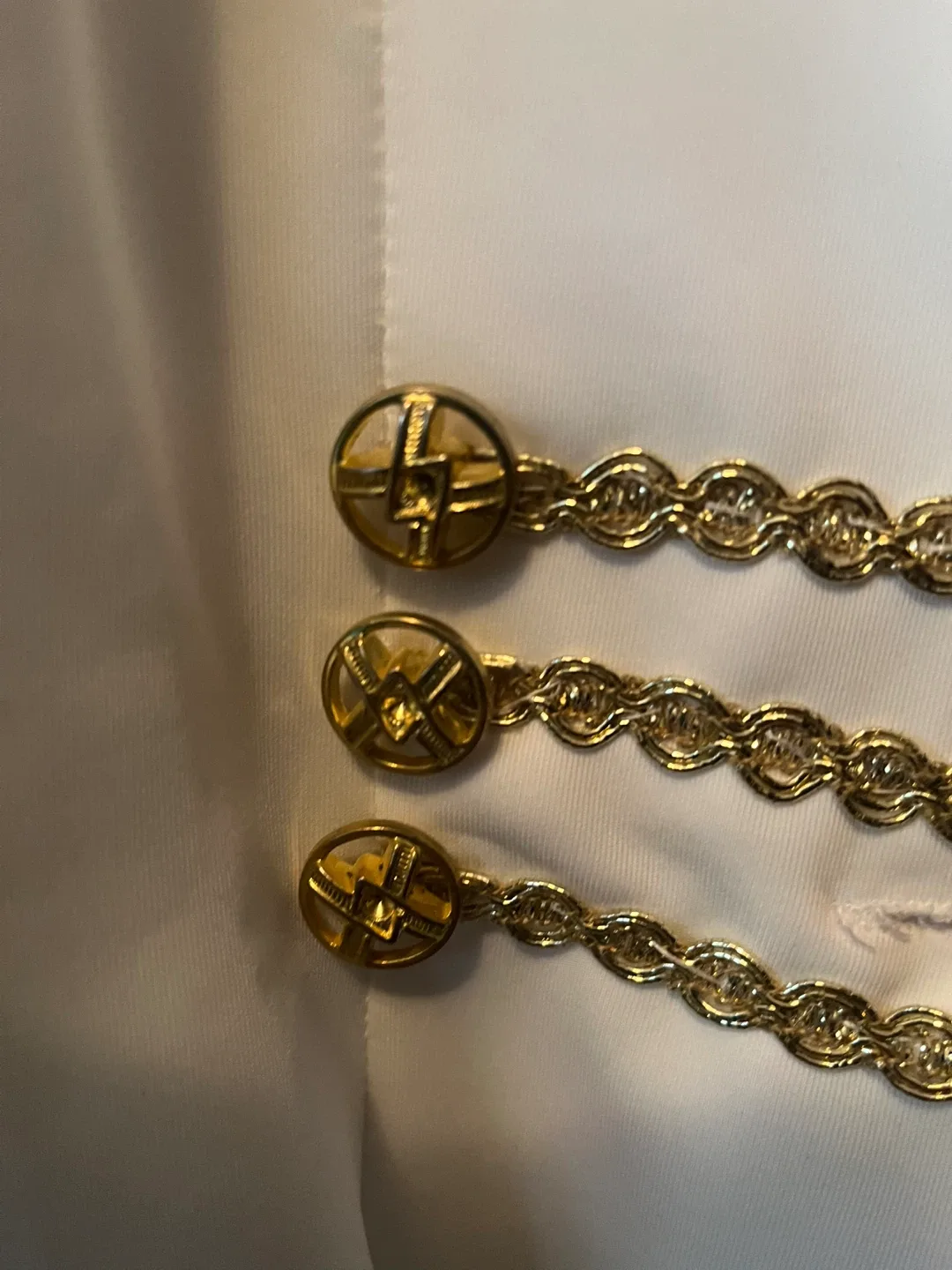 Qing cheng zhilian White Blazer - Size XL image indicator(9)