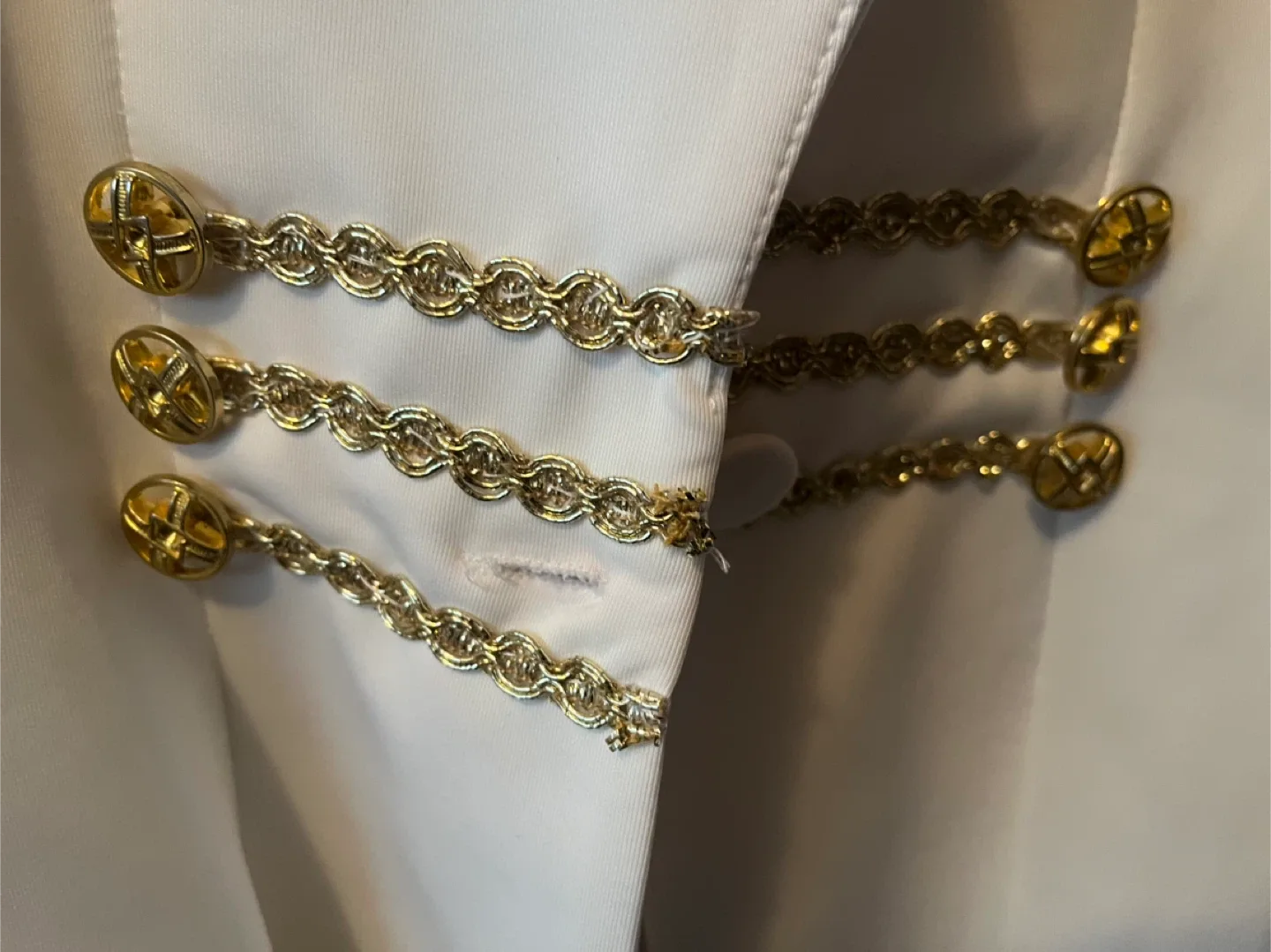 Qing cheng zhilian White Blazer - Size XL image indicator(8)