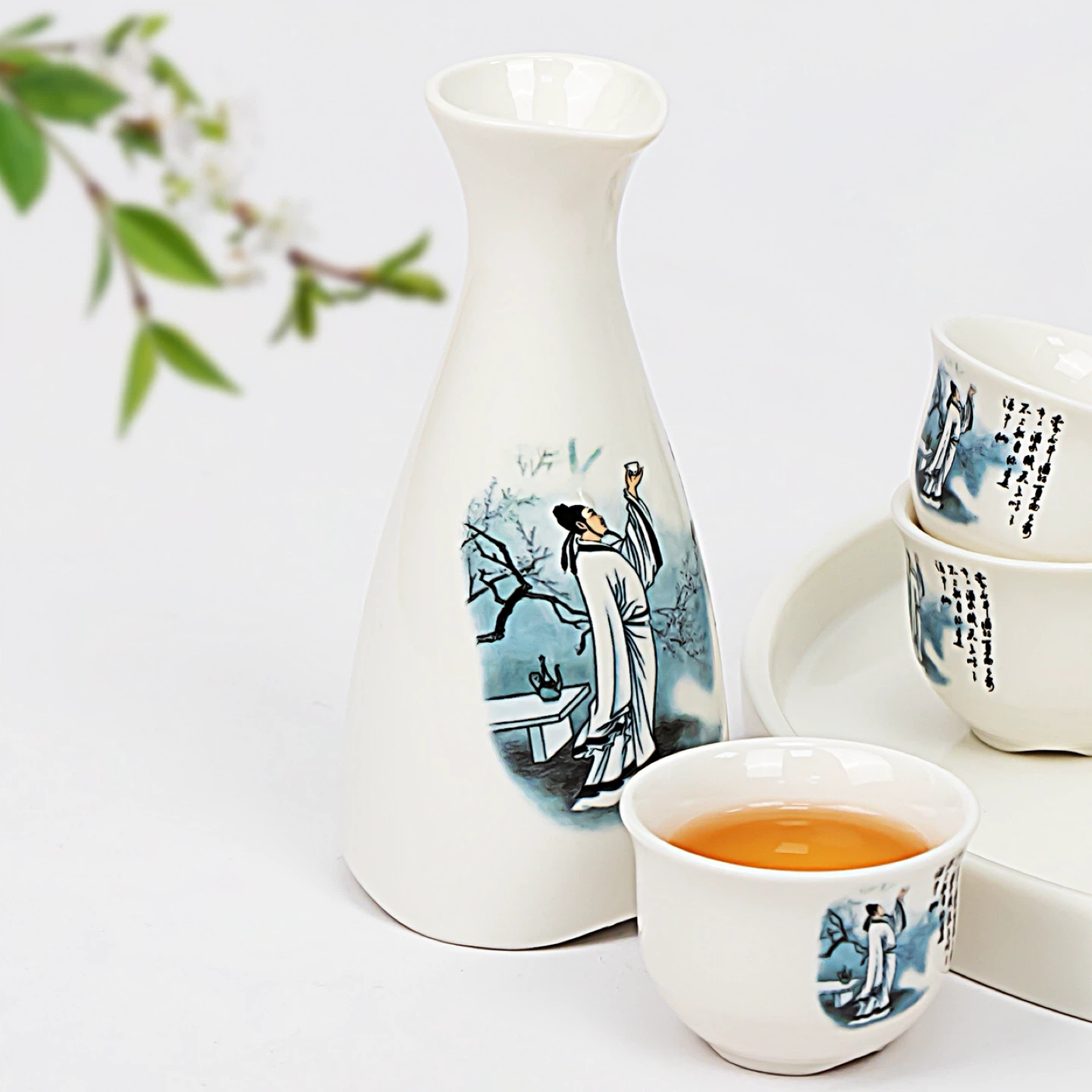 Brand New Sake Set with Warmer - photo 3