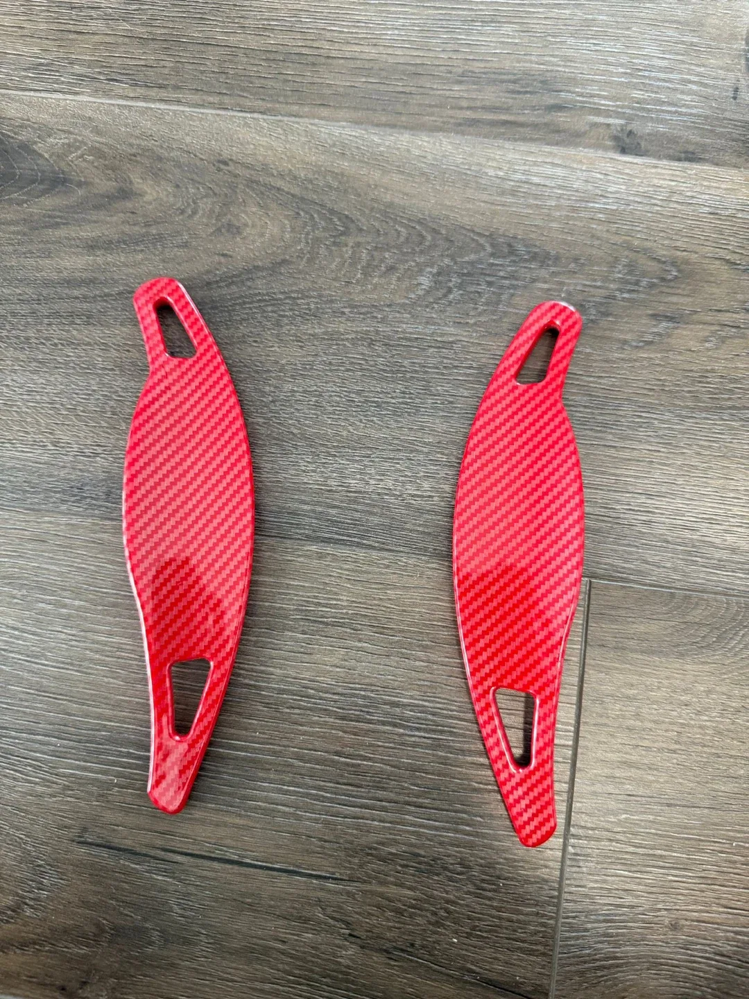 Red Carbon Fiber Paddle Shifters thumbnail