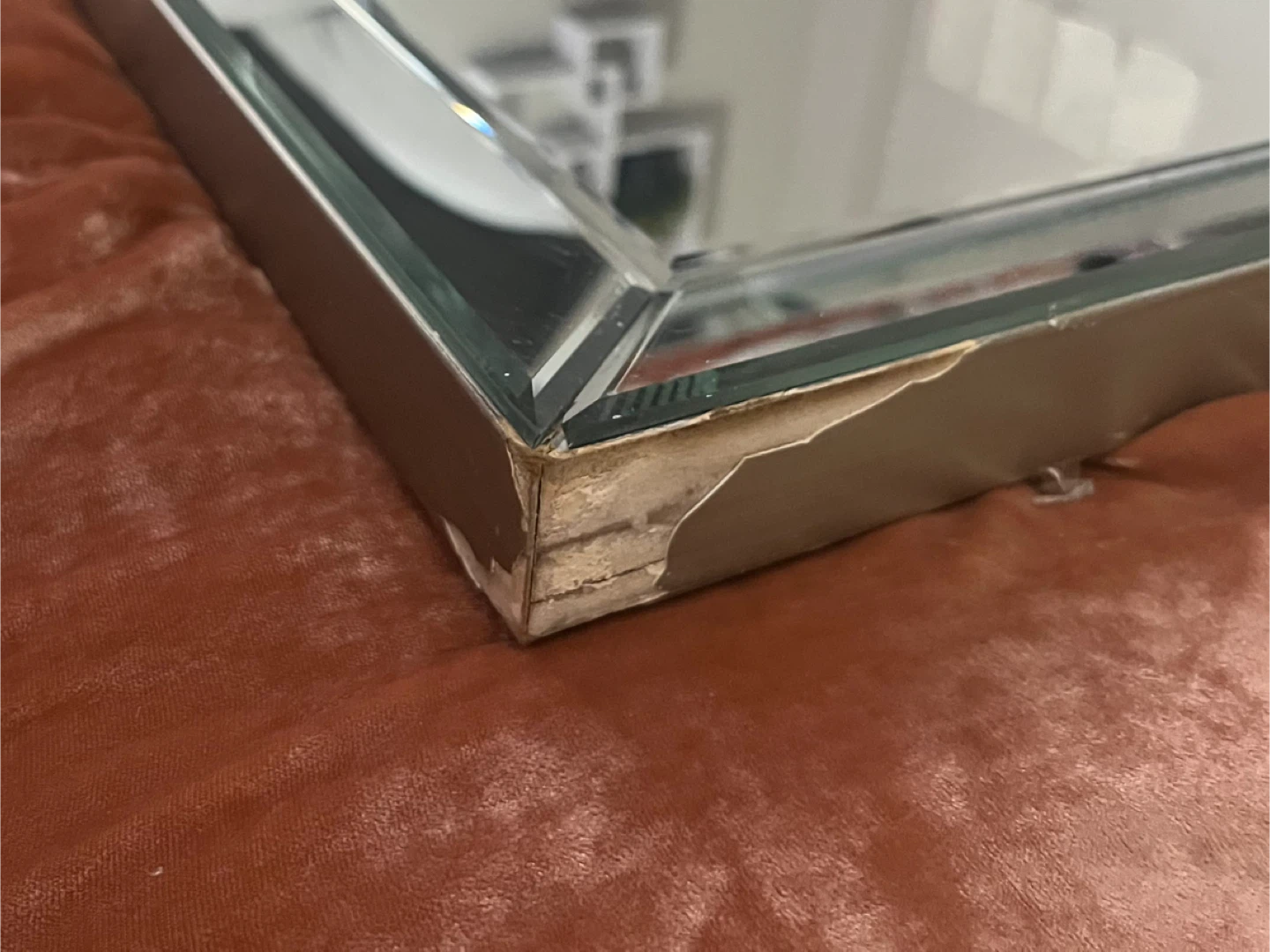 Framed Beveled Mirror - photo 2