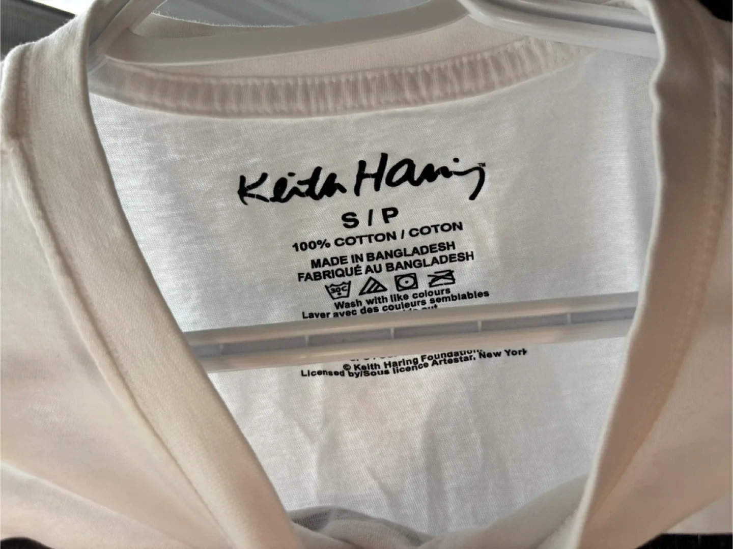 Keith Haring White Graphic T-Shirt - Size S image indicator(2)