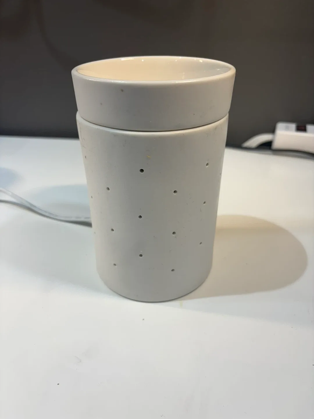 White Ceramic Wax Warmer