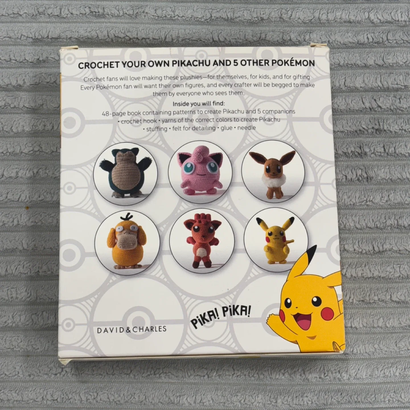 Pokemon Crochet Kit - Pikachu & 5 Other Pokemon image indicator(2)
