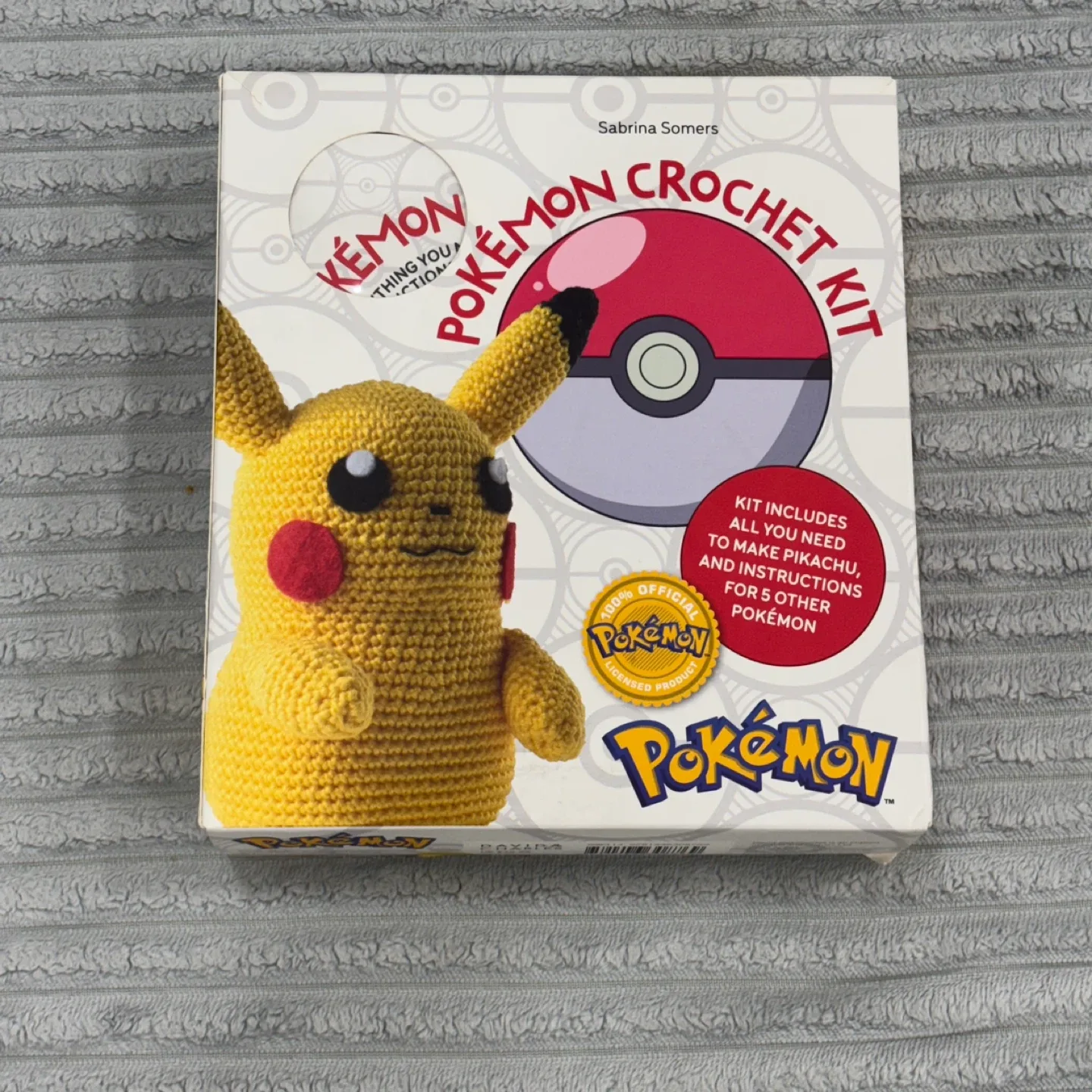 Pokemon Crochet Kit - Pikachu & 5 Other Pokemon