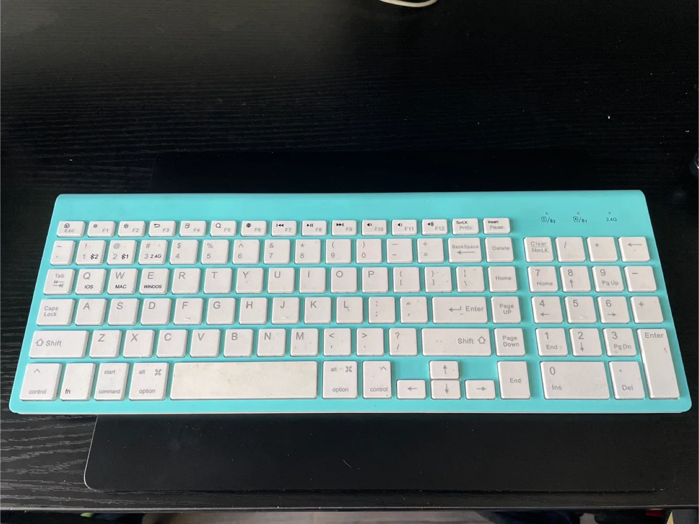 Joyaccess KB2US 2.4G Wireless Keyboard - Turquoise thumbnail