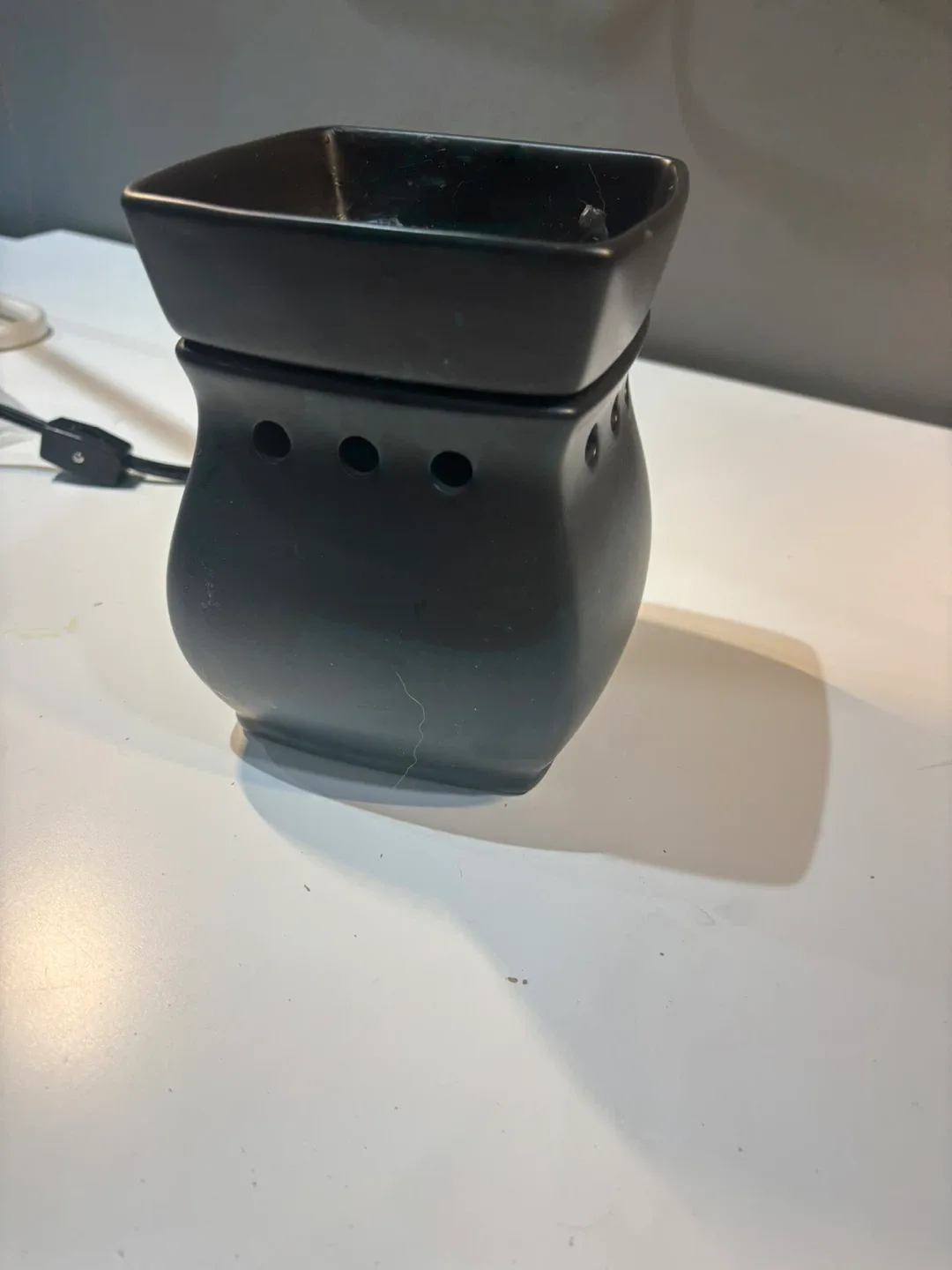 Black Ceramic  wax Warmer