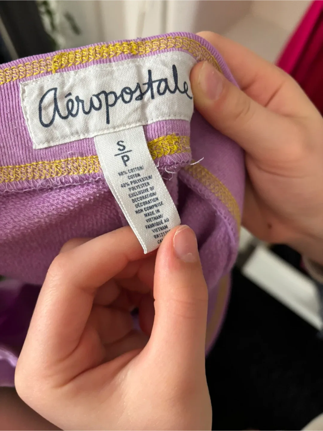 Aeropostale Lavender Shorts Size S image indicator(2)