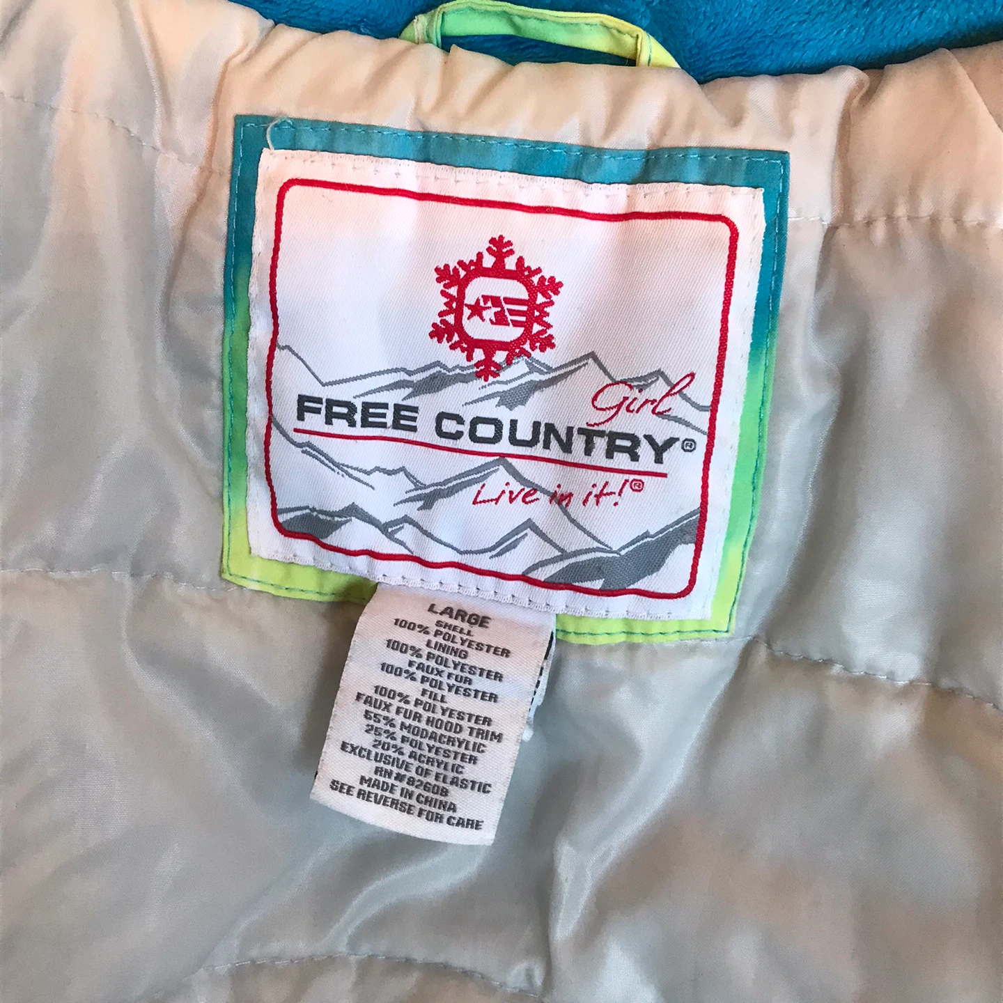 Free Country Girl's Jacket - Size Large Used - photo 3