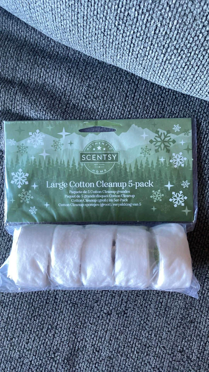 Scentsy Large Cotton Cleanup 5-pack - New
