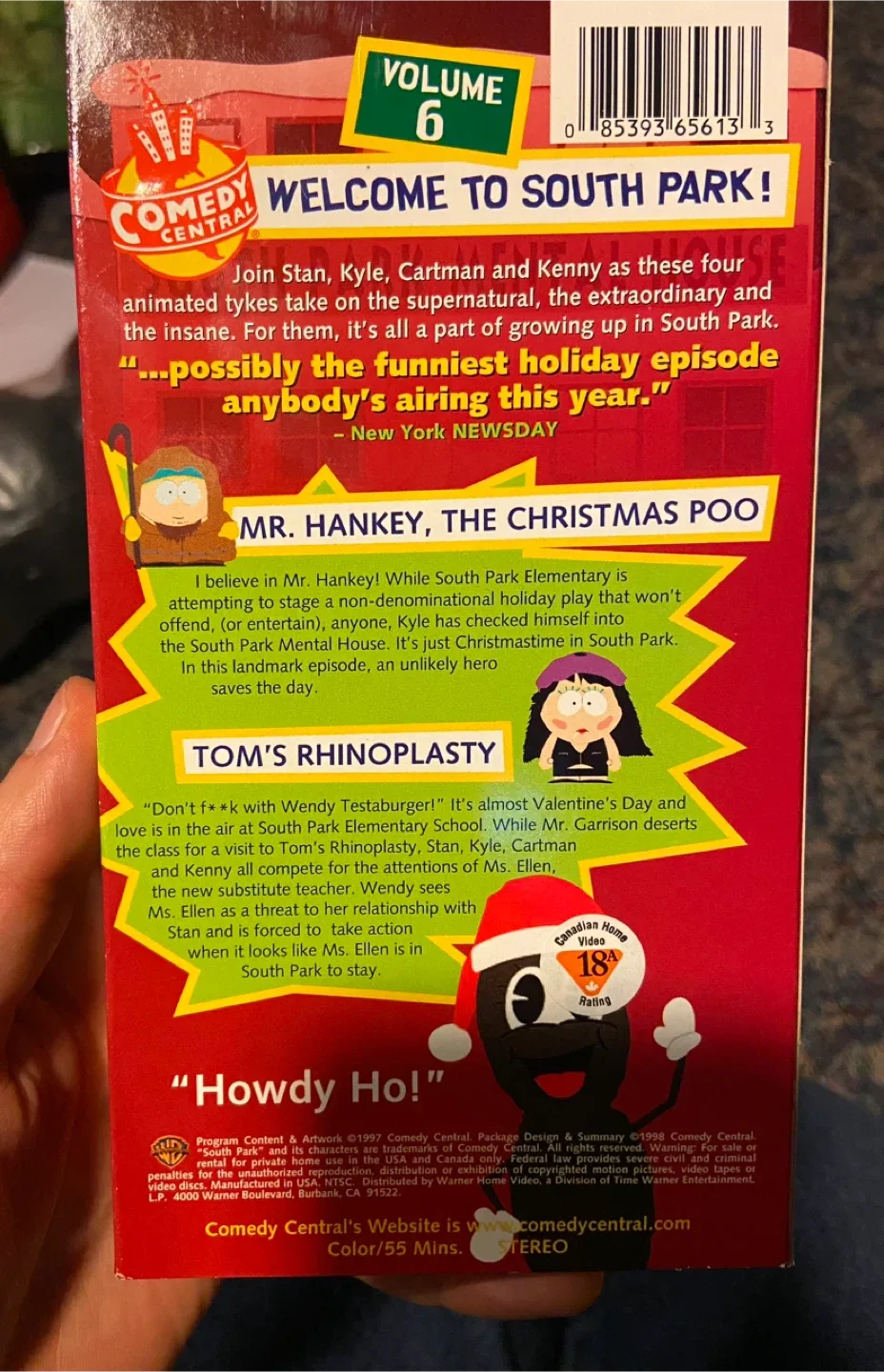 South Park Vol. 6 VHS Tape image indicator(6)