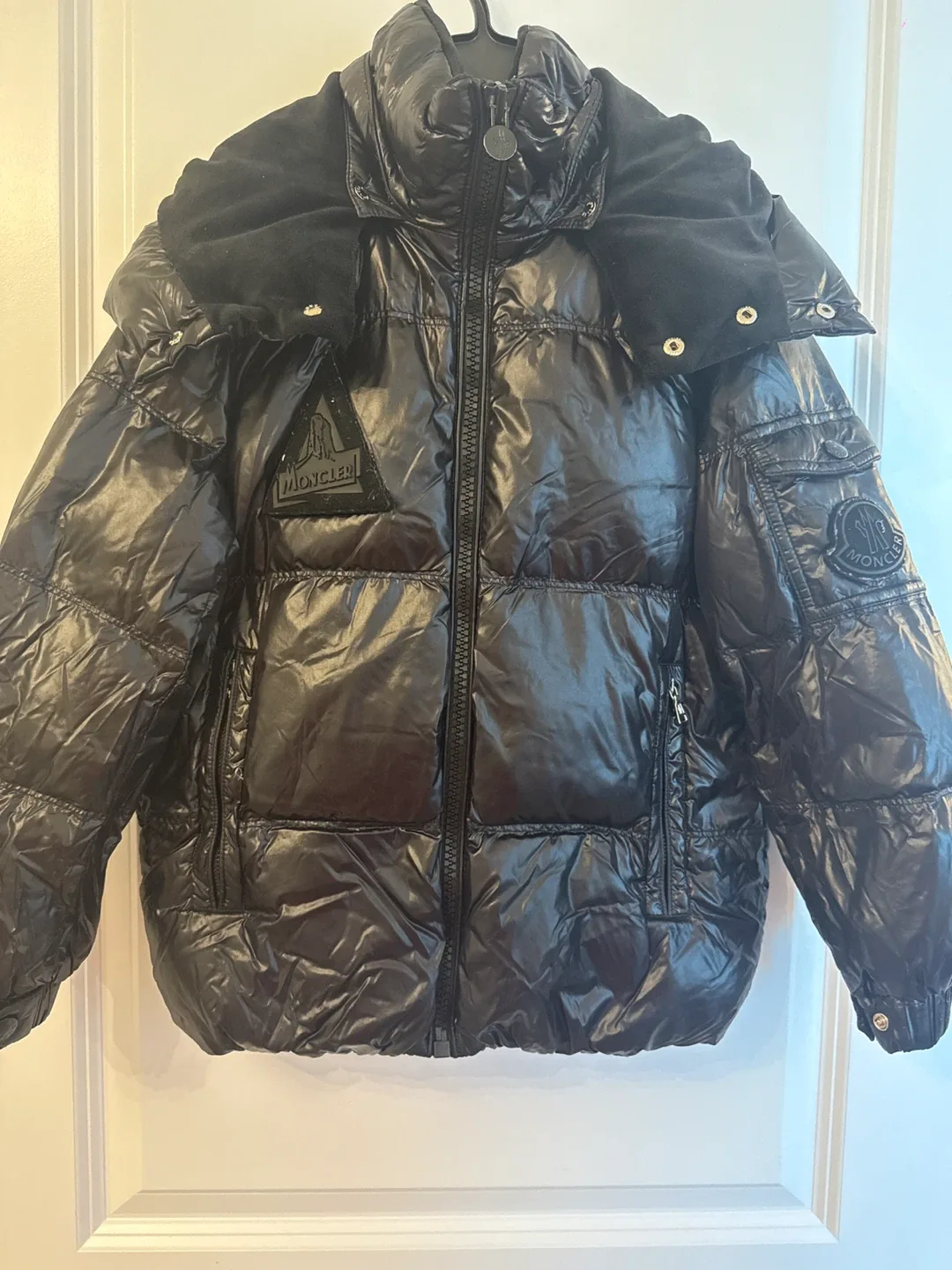 Moncler version Black Puffer Jacket for 9-10 years old image indicator(2)