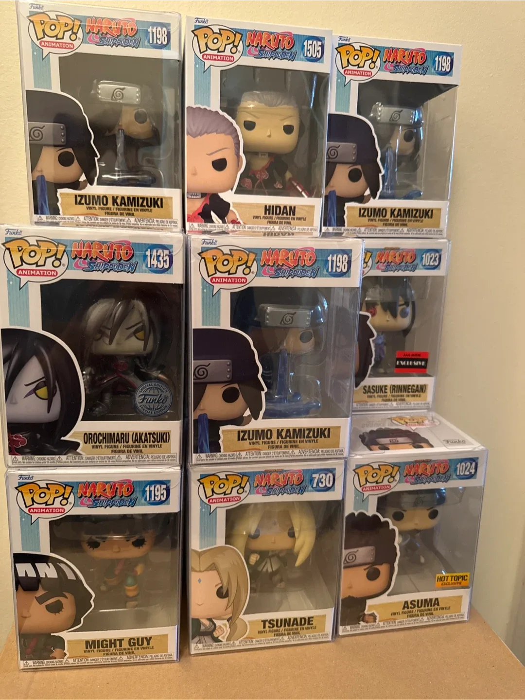 Naruto Shippuden Funko Pop Vinyl Figures thumbnail