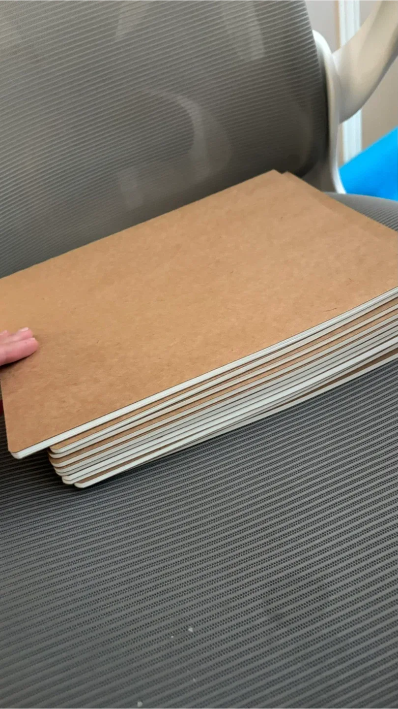 10 Brown Kraft Notebooks