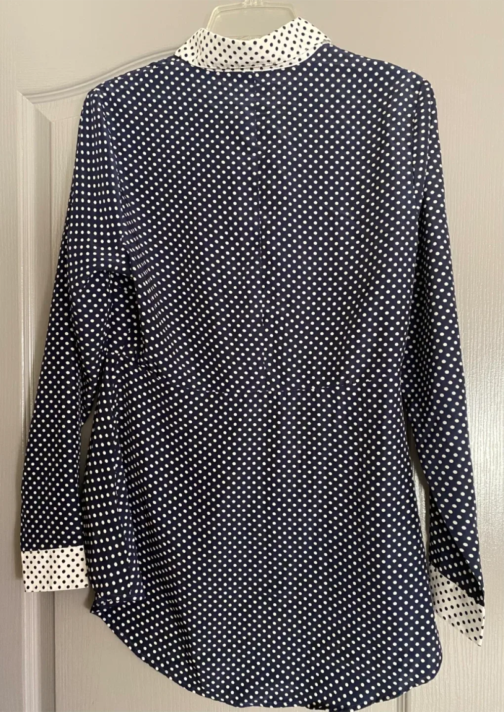 Polka Dot Blouse - Navy & White image indicator(2)