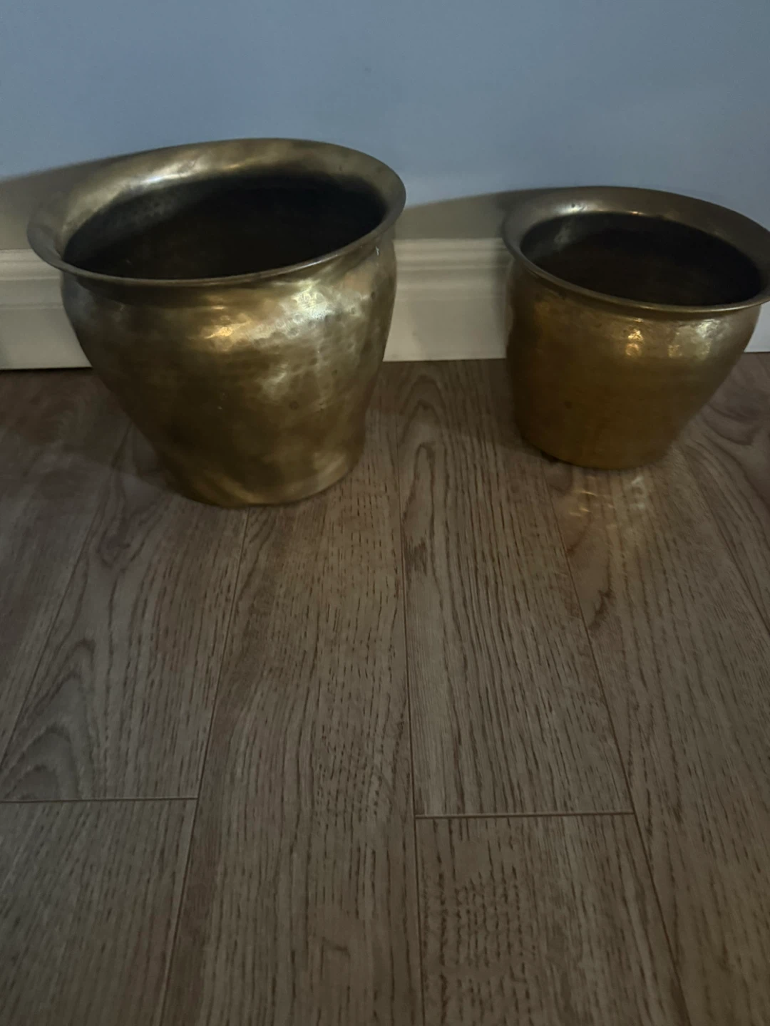 Brass Flower Pot Set - Home Decor