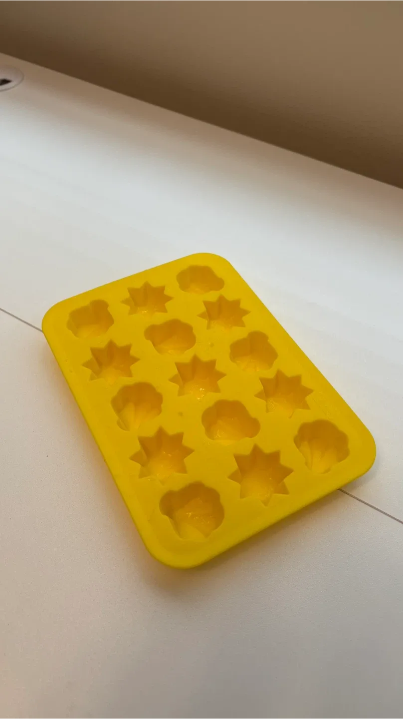 Yellow Silicone Candy Ice Mold