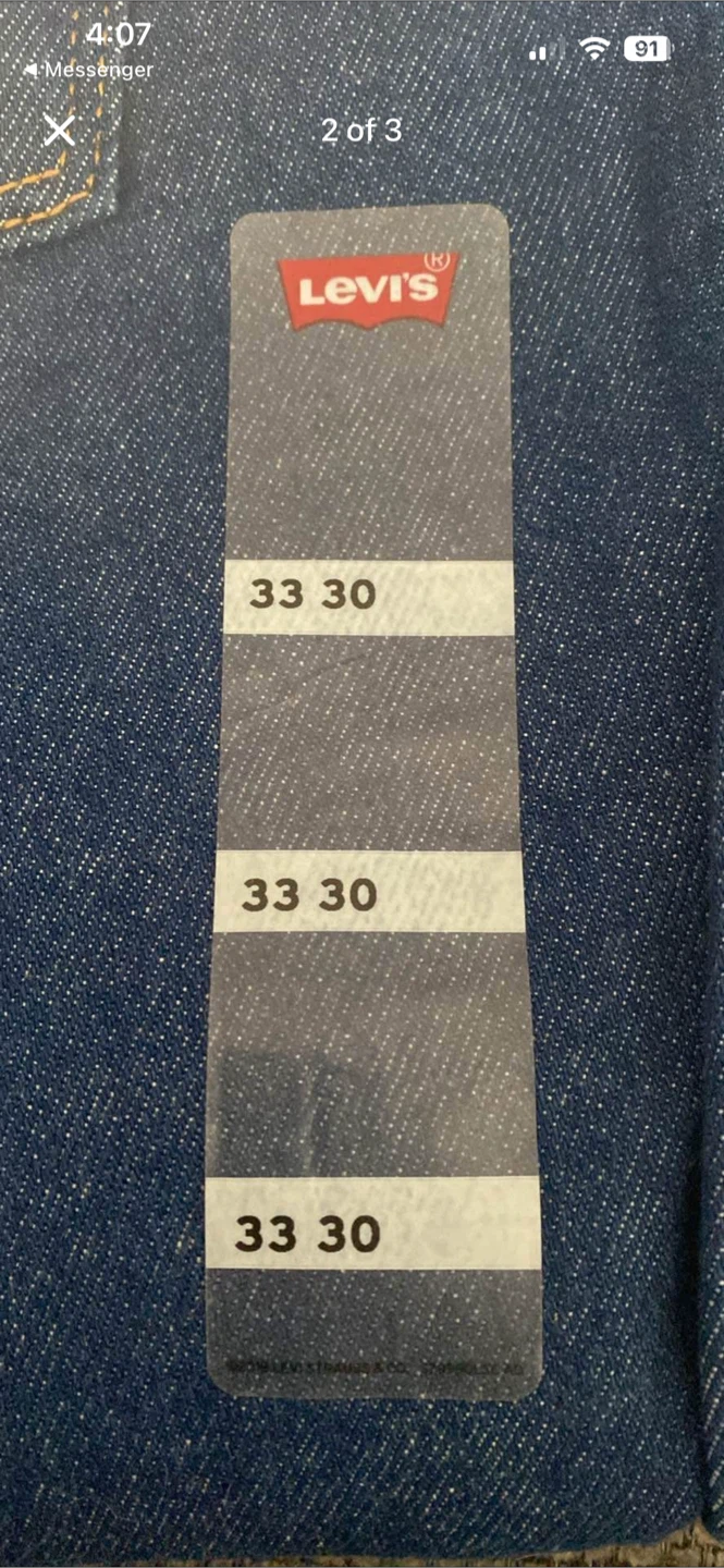 Womens Levi's 311 Shaping Skinny Jeans - Size 33/30 - photo 2