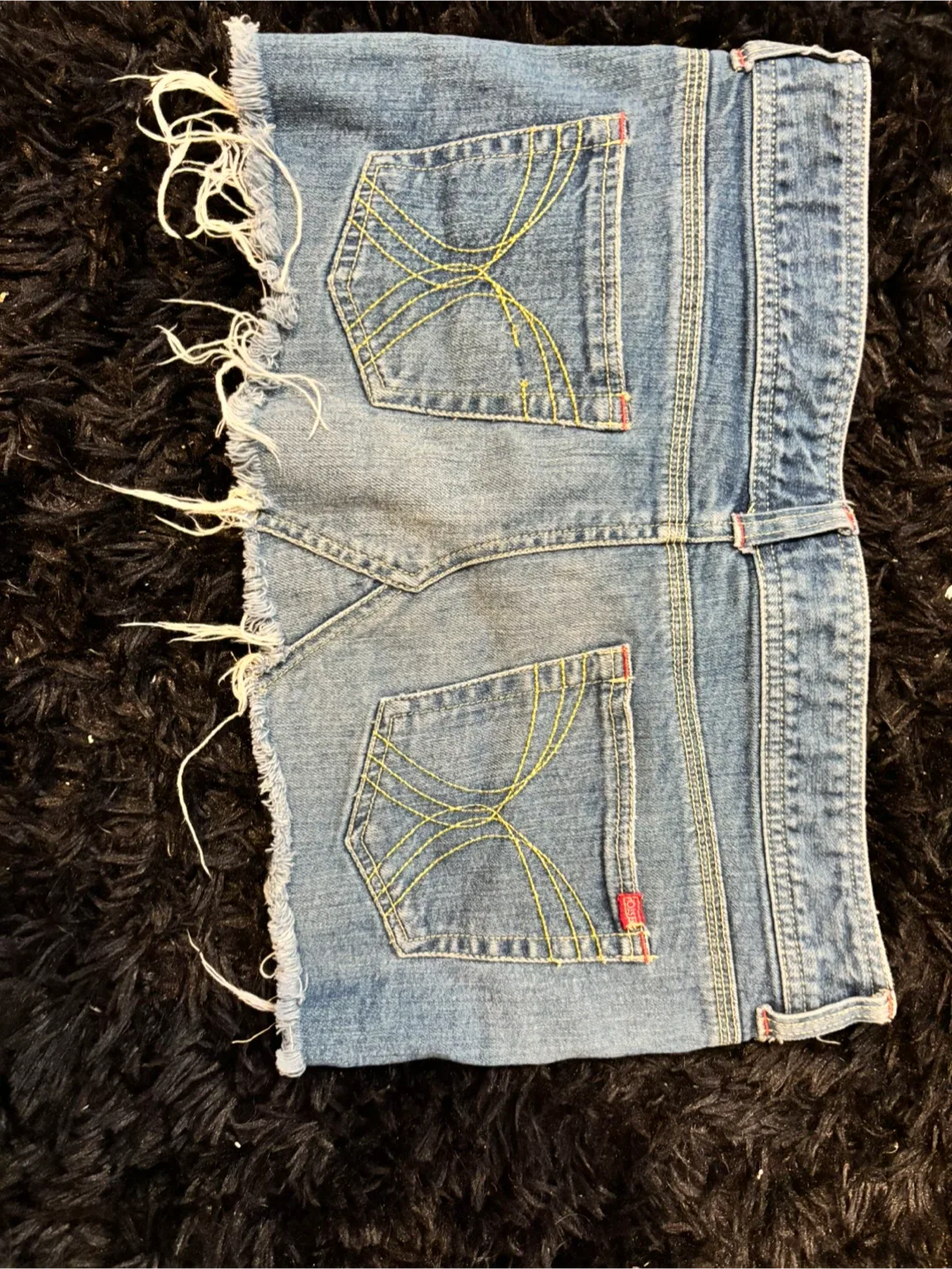 Hollister Denim Mini Skirt - Size 7 image indicator(3)