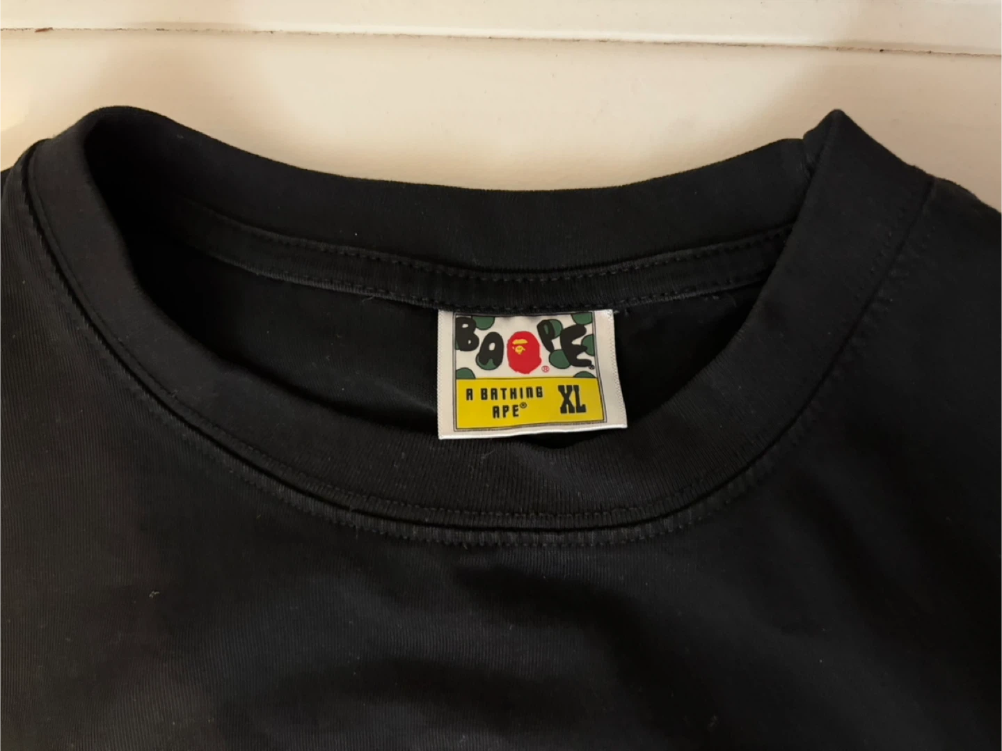 REAL Bathing Ape (BAPE) Black T-Shirt - XL - photo 3