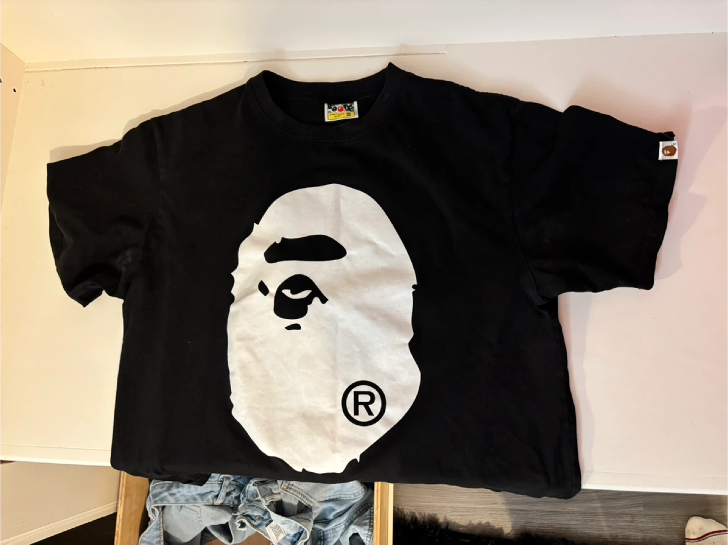 REAL Bathing Ape (BAPE) Black T-Shirt - XL