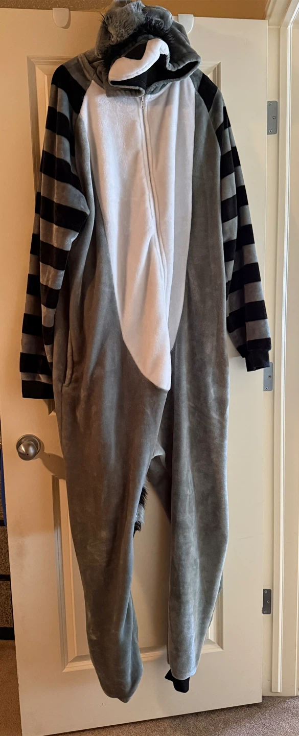 Raccoon Funzie Onesie Adult XL - photo 3