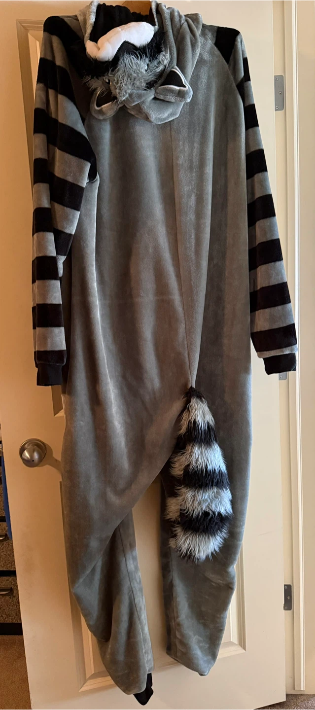Raccoon Funzie Onesie Adult XL - photo 4