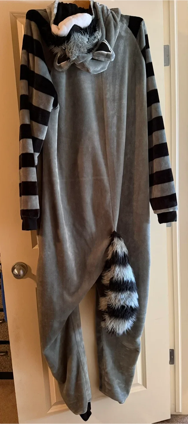 Raccoon Funzie Onesie Adult XL image indicator(4)