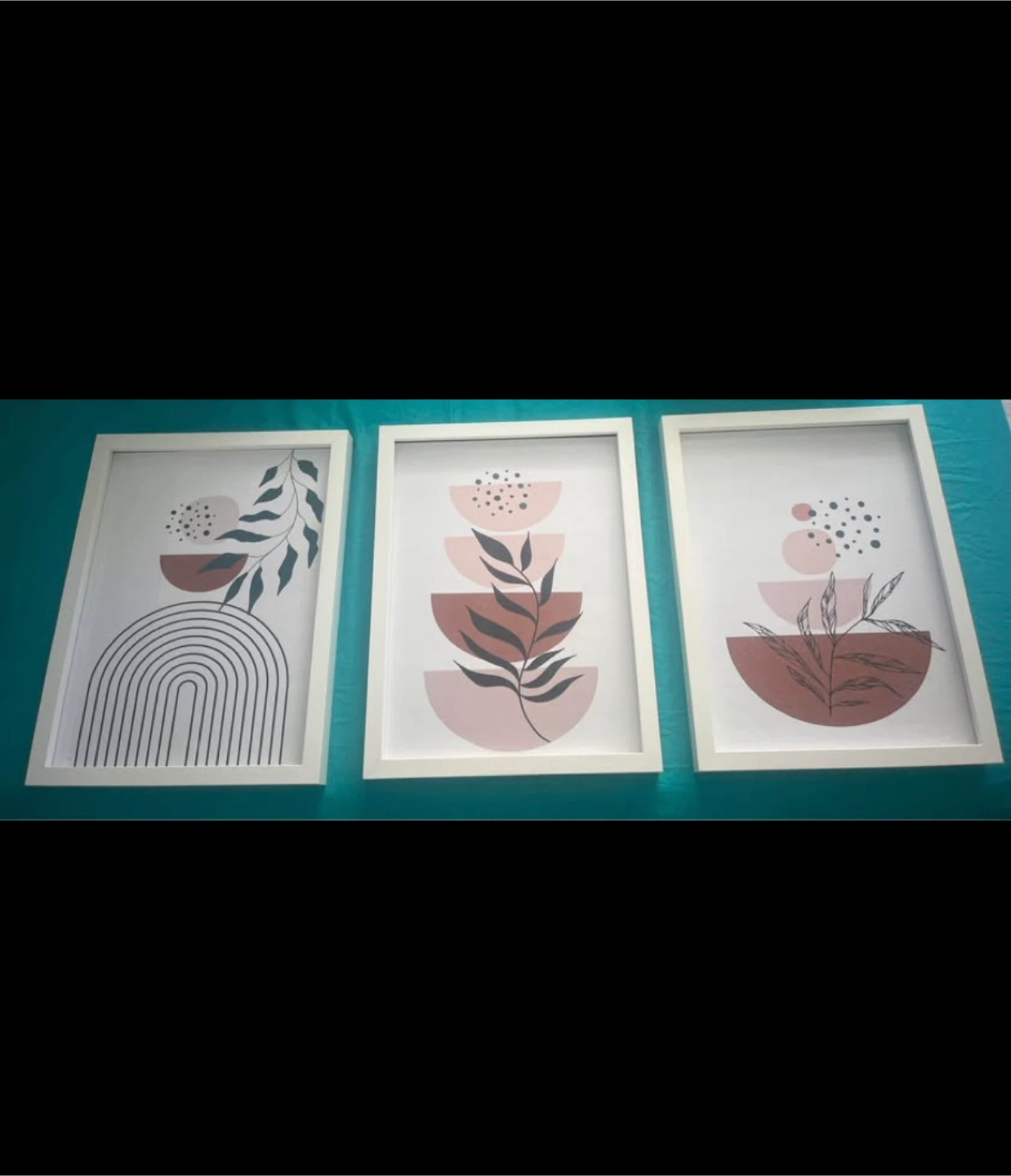 Set of 3 Framed Wall Art Prints