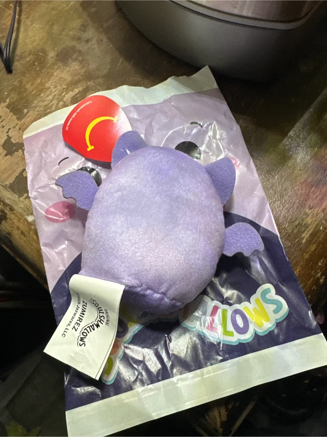 Squishmallows Zumirez McDonald's Purple Bat Plush image indicator(2)