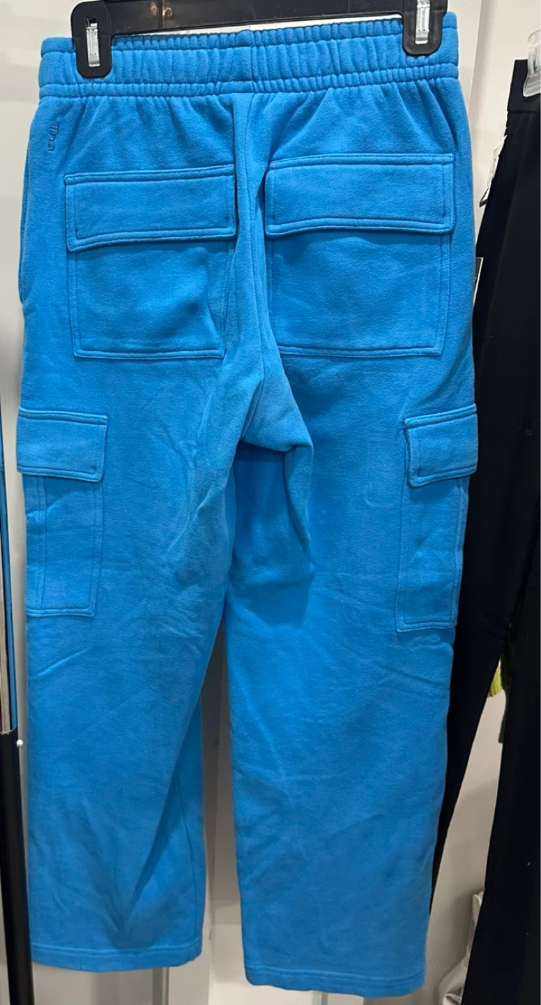 Aritzia Tna Cozy Fleece Mega Cargo Sweatpants - Blue, 2XS - photo 2