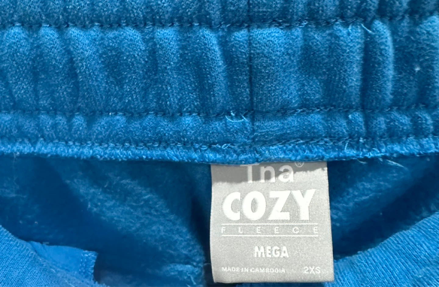 Aritzia Tna Cozy Fleece Mega Cargo Sweatpants - Blue, 2XS - photo 4