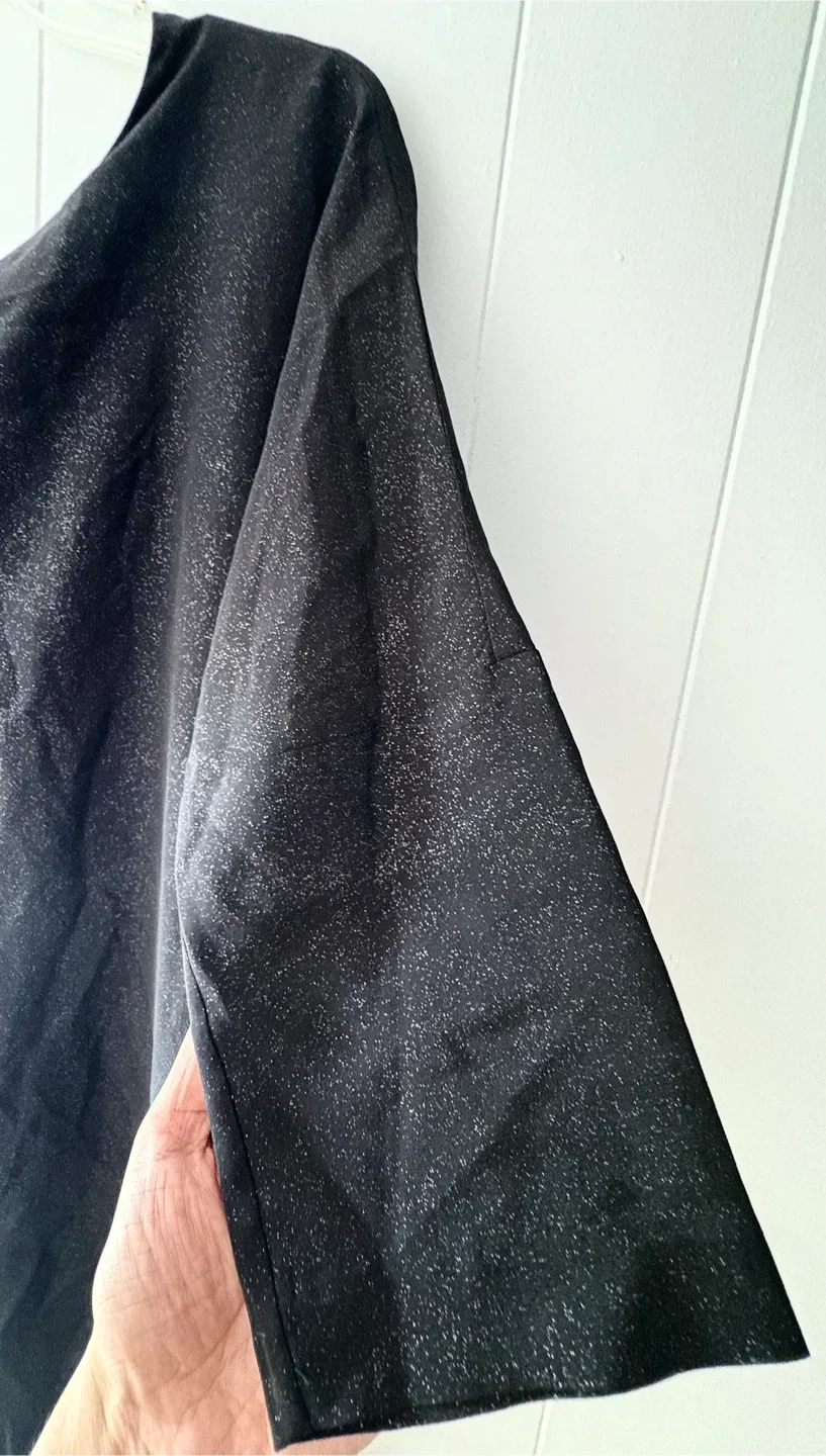 Babaton Black Silk Dress -Size 6 image indicator(4)