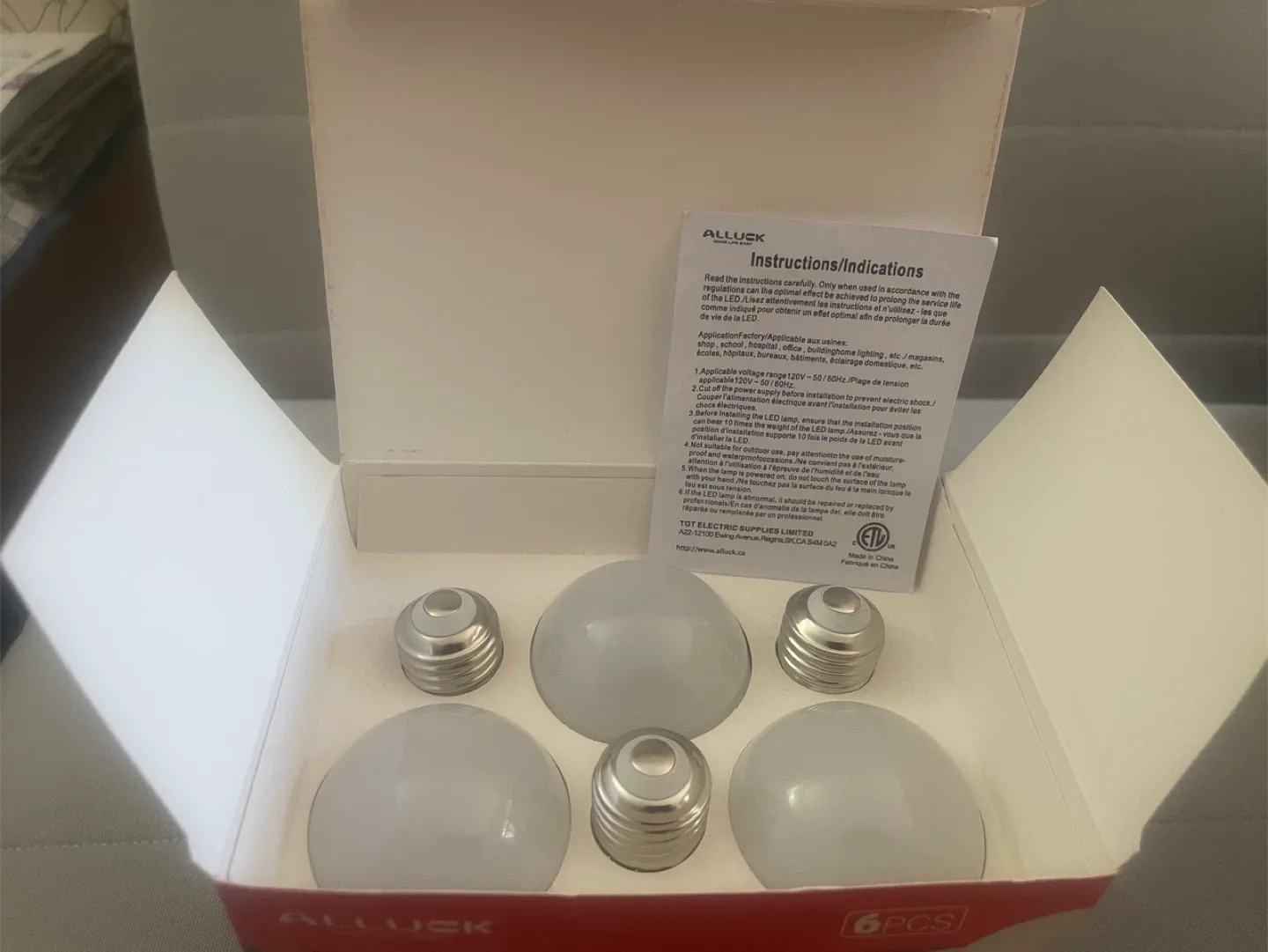 New ALLUCK 6-Pack LED Light Bulbs image indicator(3)