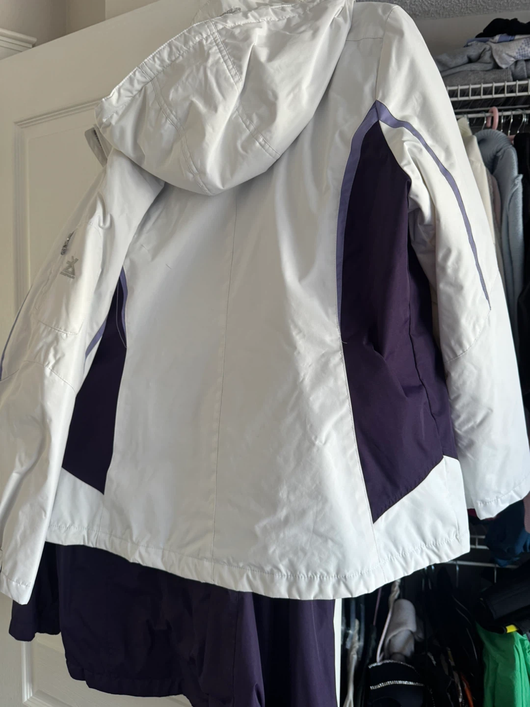 ZeroXposur Women's 3-in-1 Winter Jacket, White/Purple - photo 4
