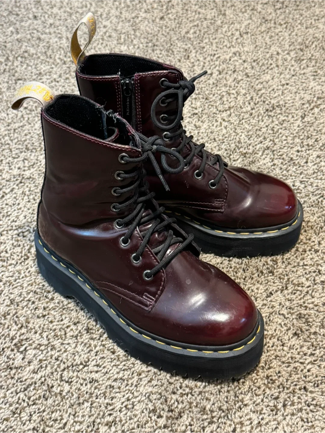 Dr. Martens Vegan Jadon II Platform Boots - US Women's 8 thumbnail