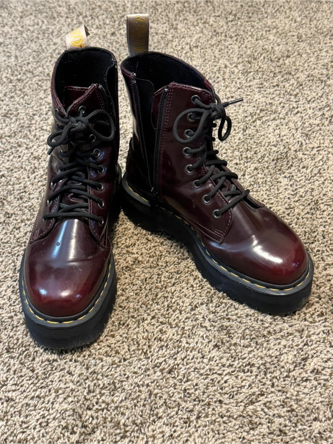 Dr. Martens Vegan Jadon II Platform Boots - US Women's 8 - photo 2