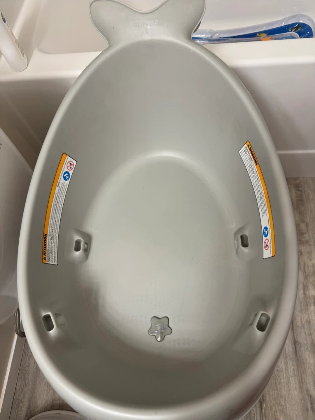 SKIP*HOP Moby Baby Bathtub - Grey - photo 3
